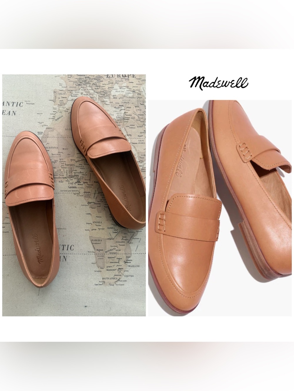 Madewell The Alex Loafer in Leather Dusty Clay Size 9